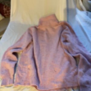 Pink Turtleneck Sweater